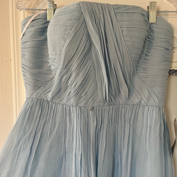 Donna Morgan NWT 12 Chiffon Bridesmaid Dress - Picture 9 of 14